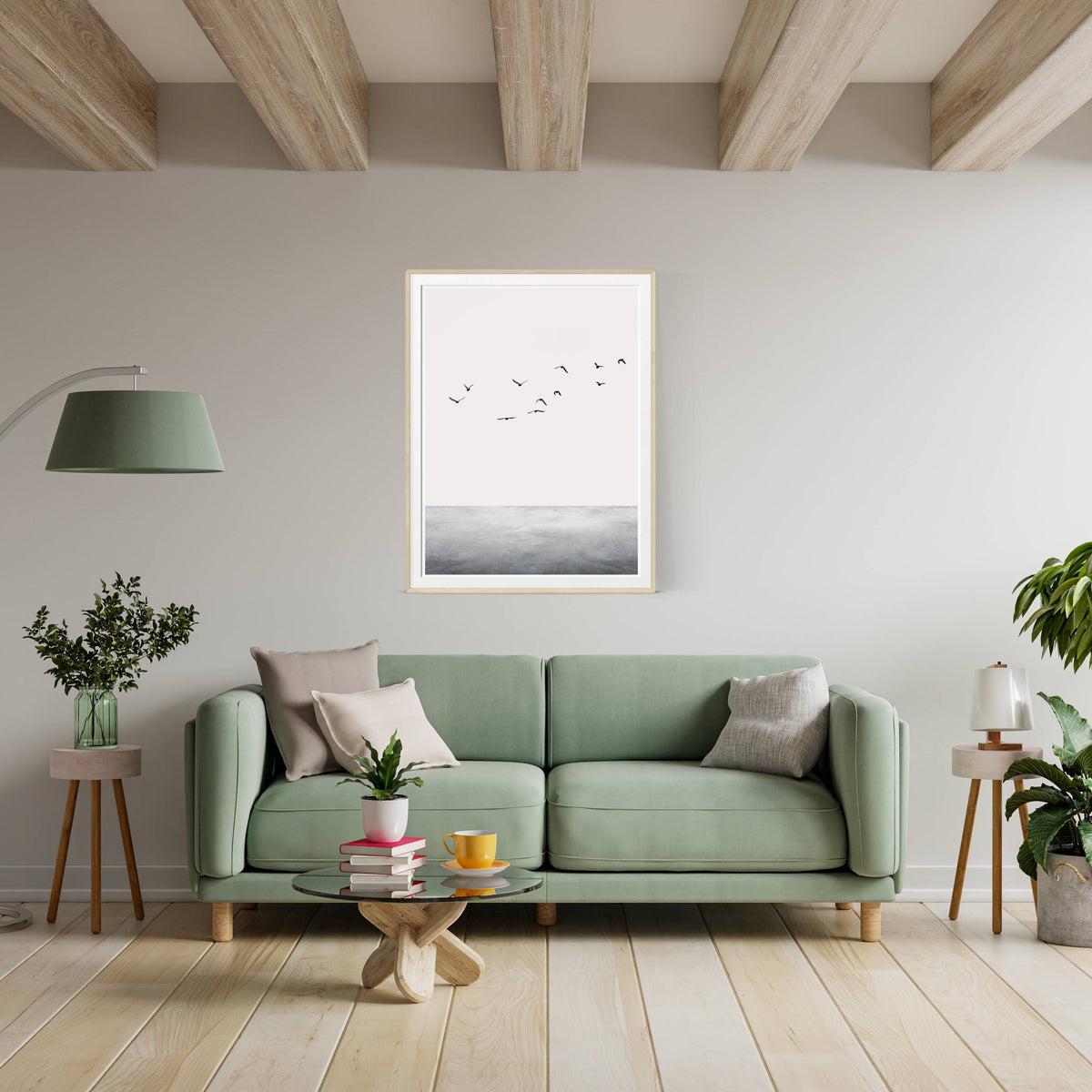 Kingsley Curve Bird Wall Art Print — gallery image 7