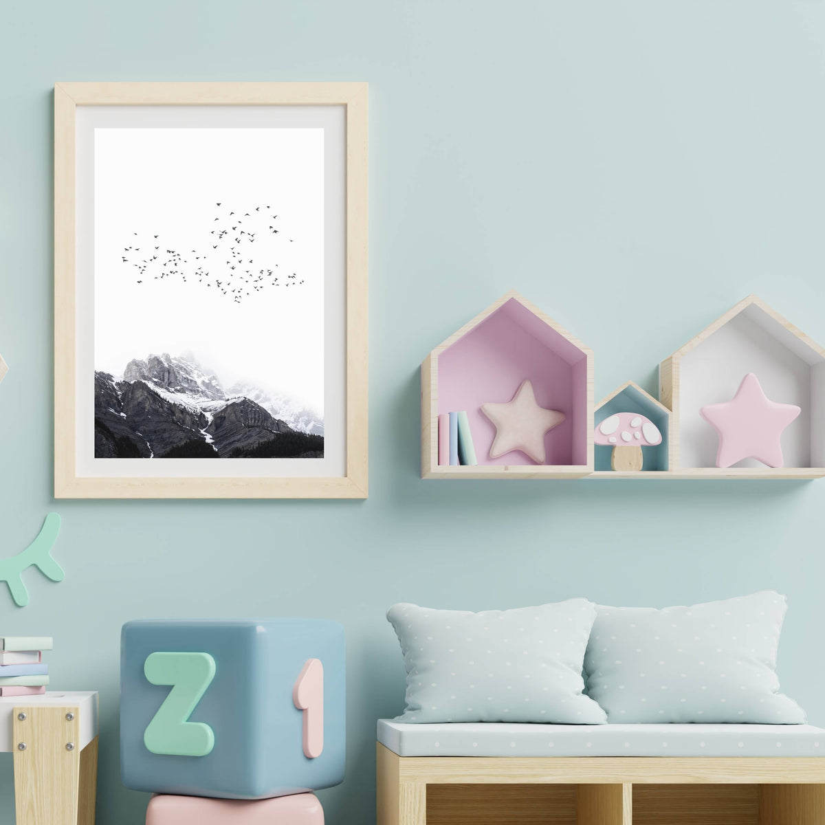 Riverton Curve Bird Wall Art Print — gallery image 17