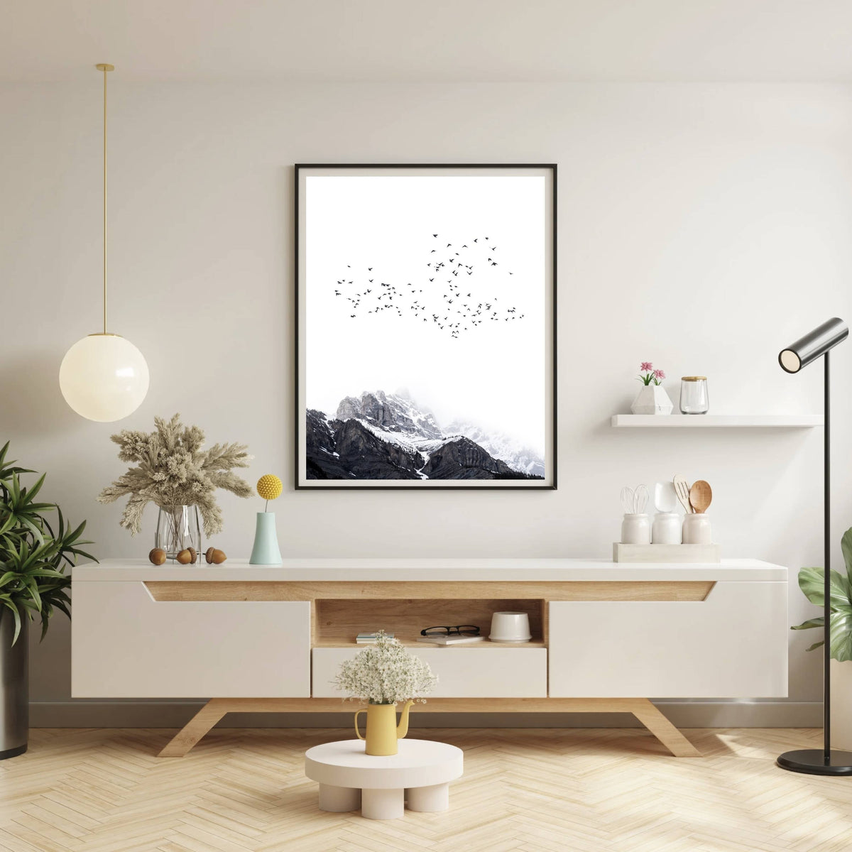 Riverton Curve Bird Wall Art Print — gallery image 3