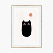 Brookfield Curve Cat Wall Art Print — gallery image 1