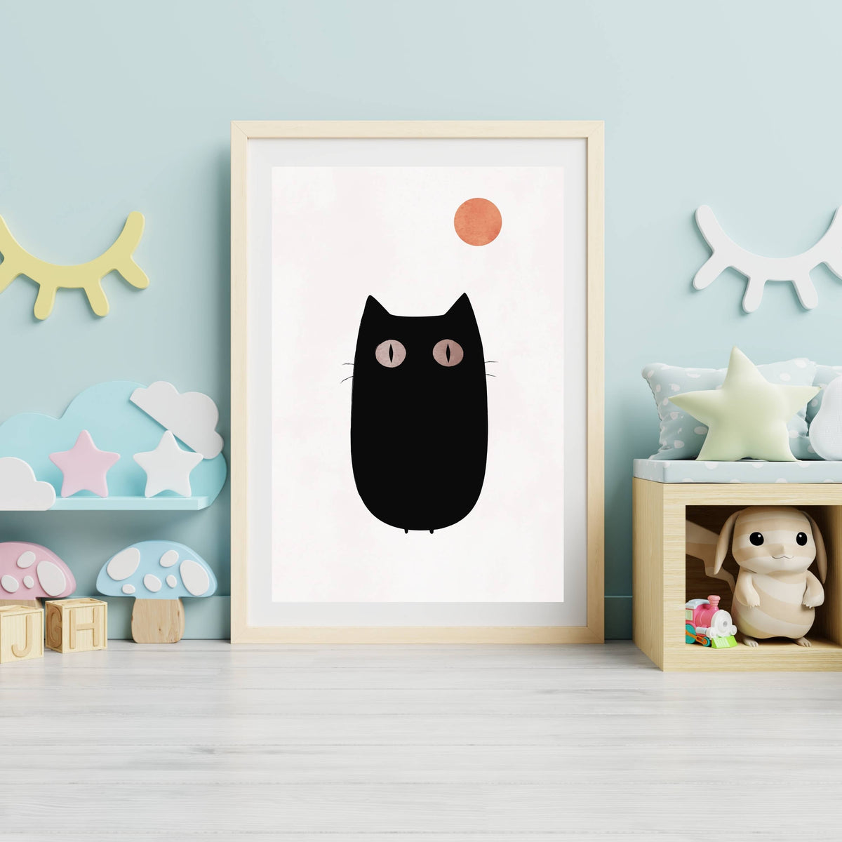 Brookfield Curve Cat Wall Art Print — gallery image 7