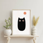 Brookfield Curve Cat Wall Art Print — gallery image 2