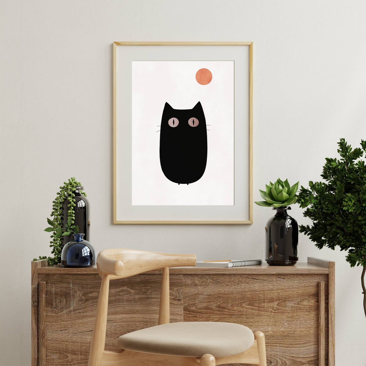 Brookfield Curve Cat Wall Art Print — gallery image 8