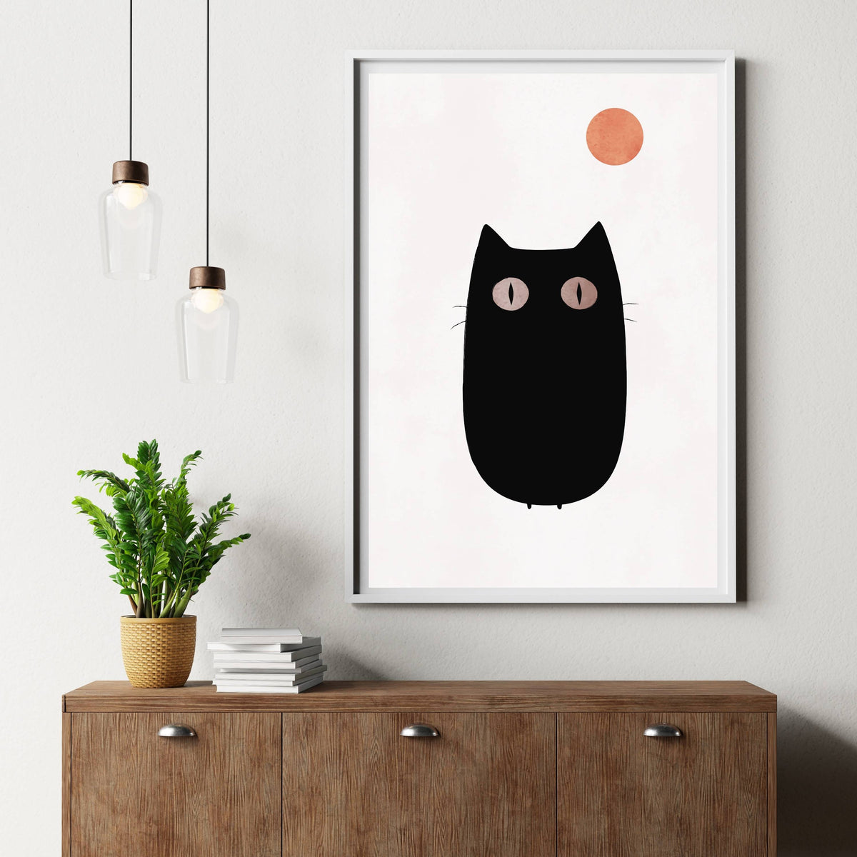 Brookfield Curve Cat Wall Art Print — gallery image 4