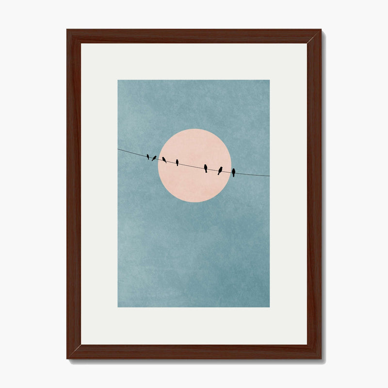 Wildwood Curve Sun Wall Art Print — gallery image 1