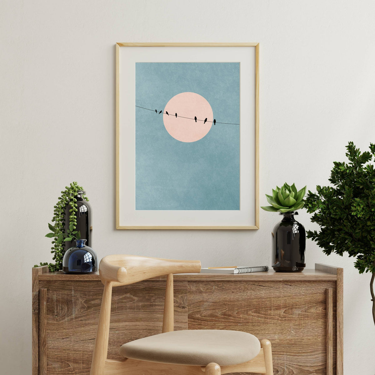 Wildwood Curve Sun Wall Art Print — gallery image 8
