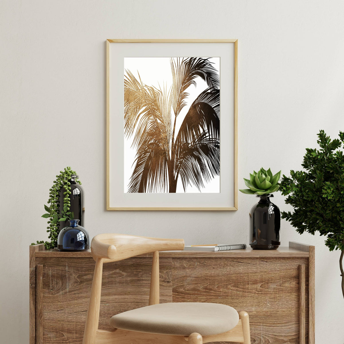 Eastmere Curve Botanical Wall Art Print — gallery image 2