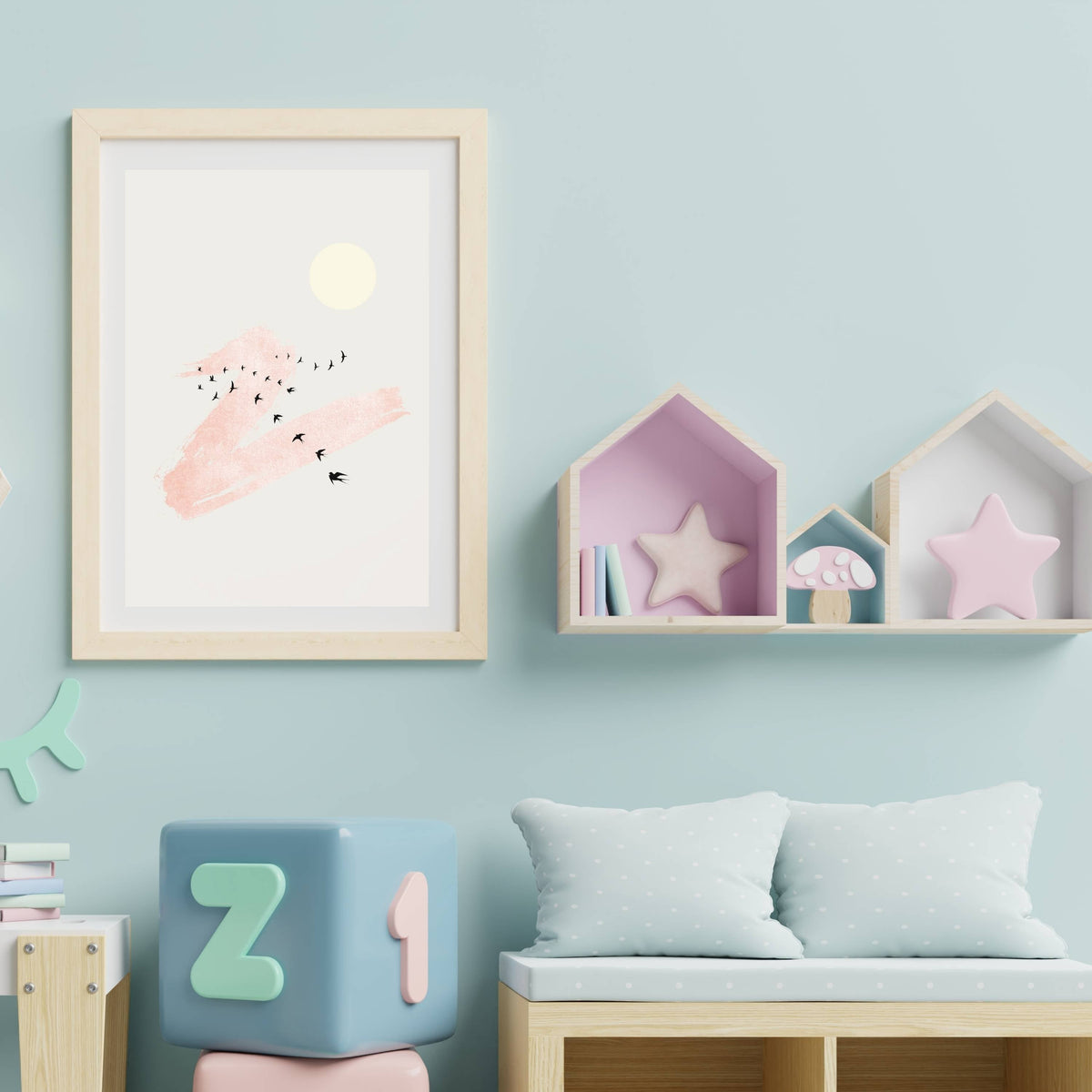 Westcott Curve Bird Wall Art Print — gallery image 15
