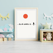 Alderwood Curve Bird Wall Art Print — gallery image 16