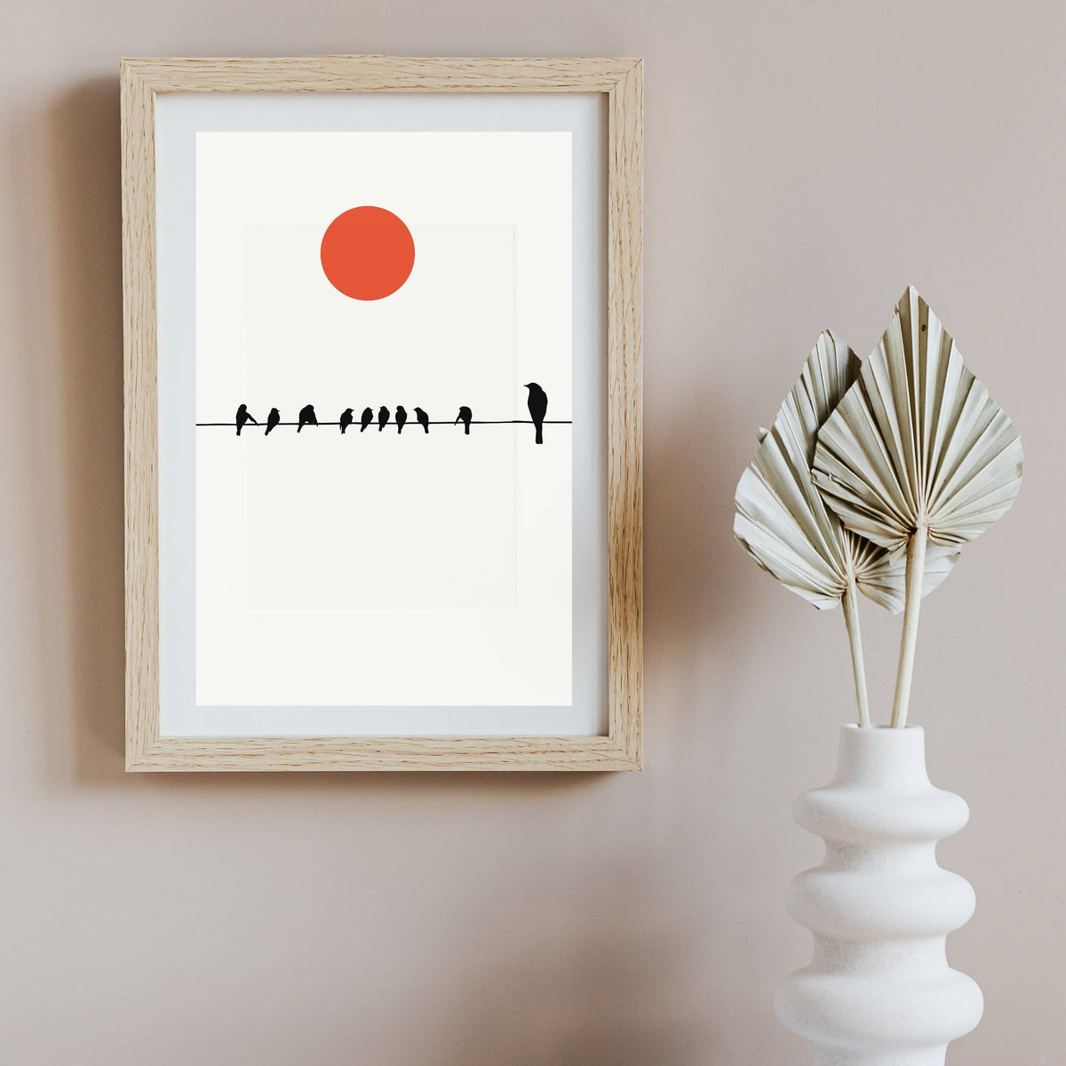 Alderwood Curve Bird Wall Art Print — gallery image 2