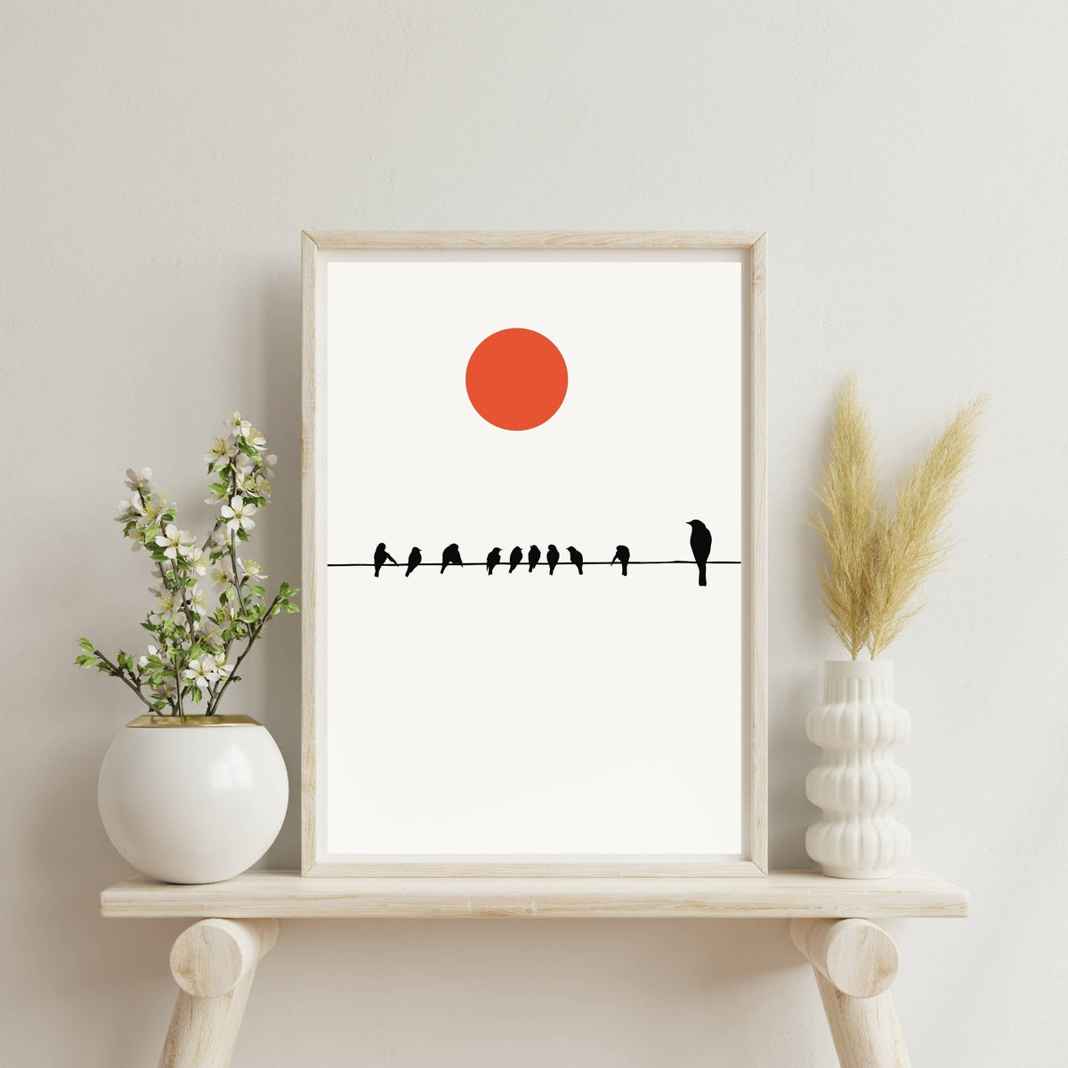 Alderwood Curve Bird Wall Art Print — gallery image 5
