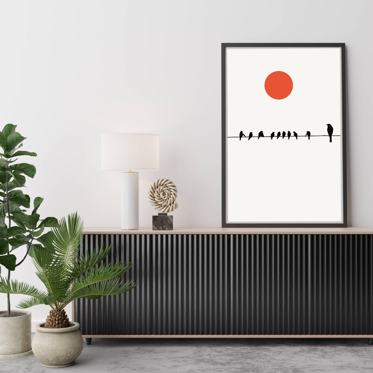 Alderwood Curve Bird Wall Art Print — gallery image 11
