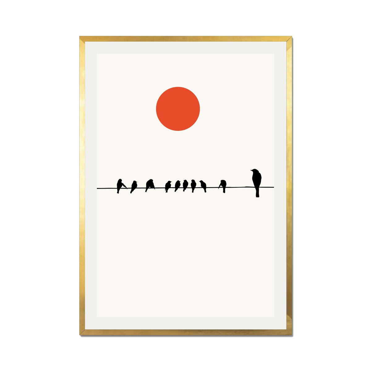 Alderwood Curve Bird Wall Art Print — gallery image 42