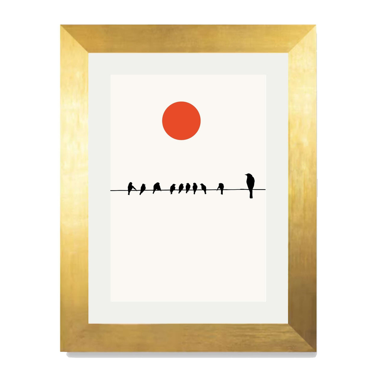 Alderwood Curve Bird Wall Art Print — gallery image 38