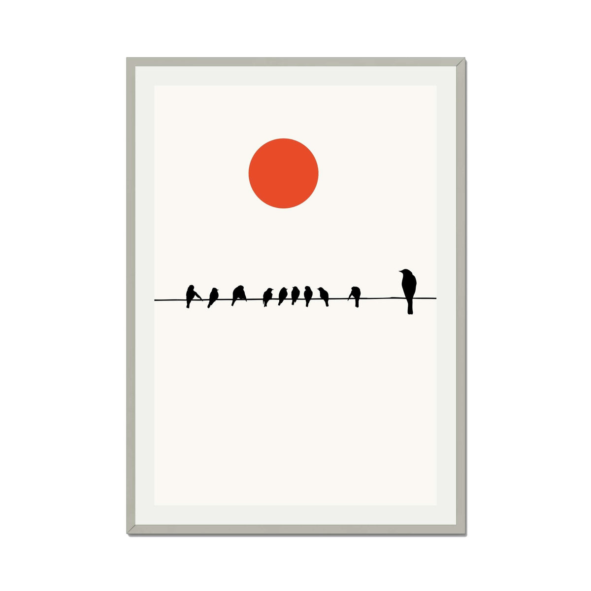 Alderwood Curve Bird Wall Art Print — gallery image 48