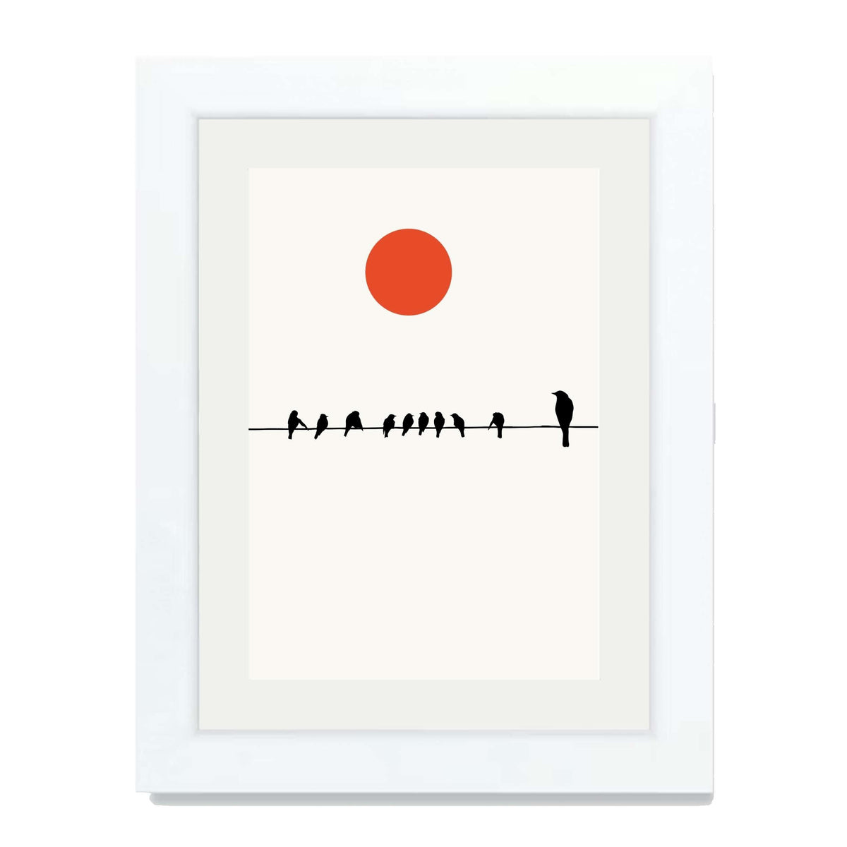 Alderwood Curve Bird Wall Art Print — gallery image 61