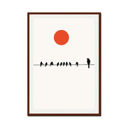 Alderwood Curve Bird Wall Art Print — gallery image 31