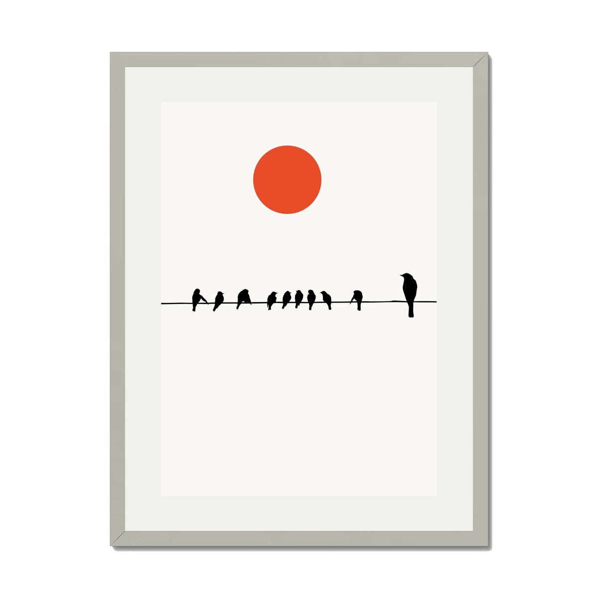 Alderwood Curve Bird Wall Art Print — gallery image 46
