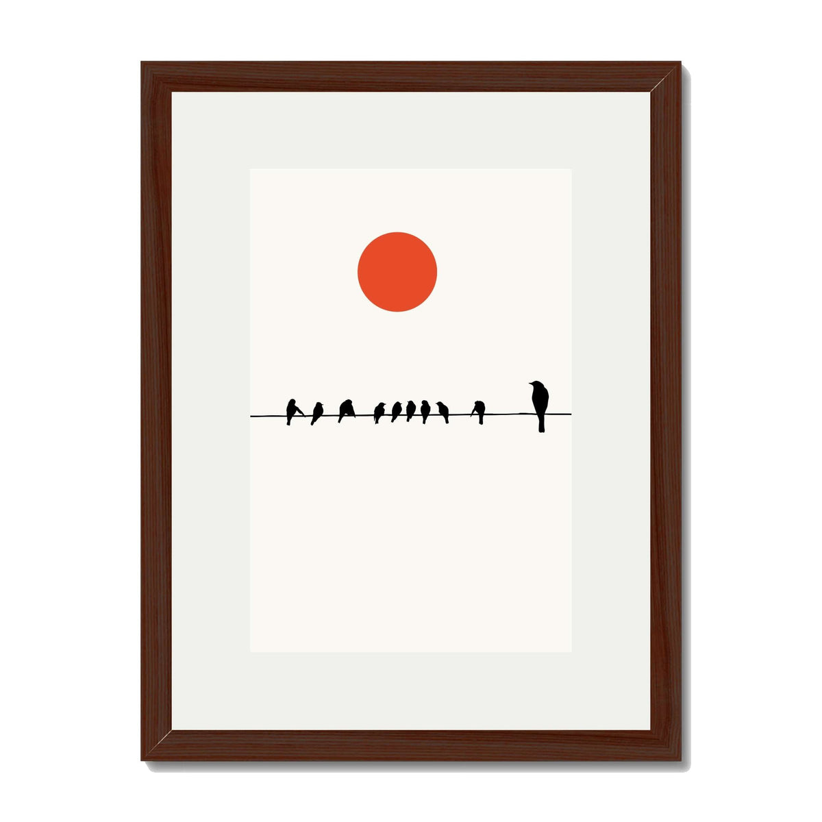 Alderwood Curve Bird Wall Art Print — gallery image 28