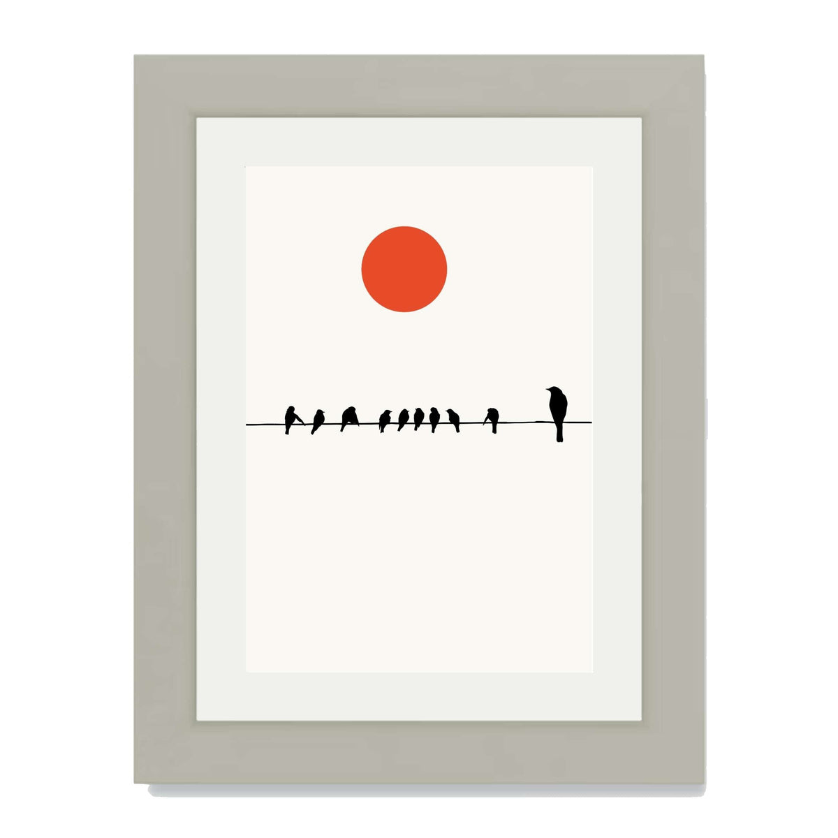 Alderwood Curve Bird Wall Art Print — gallery image 43