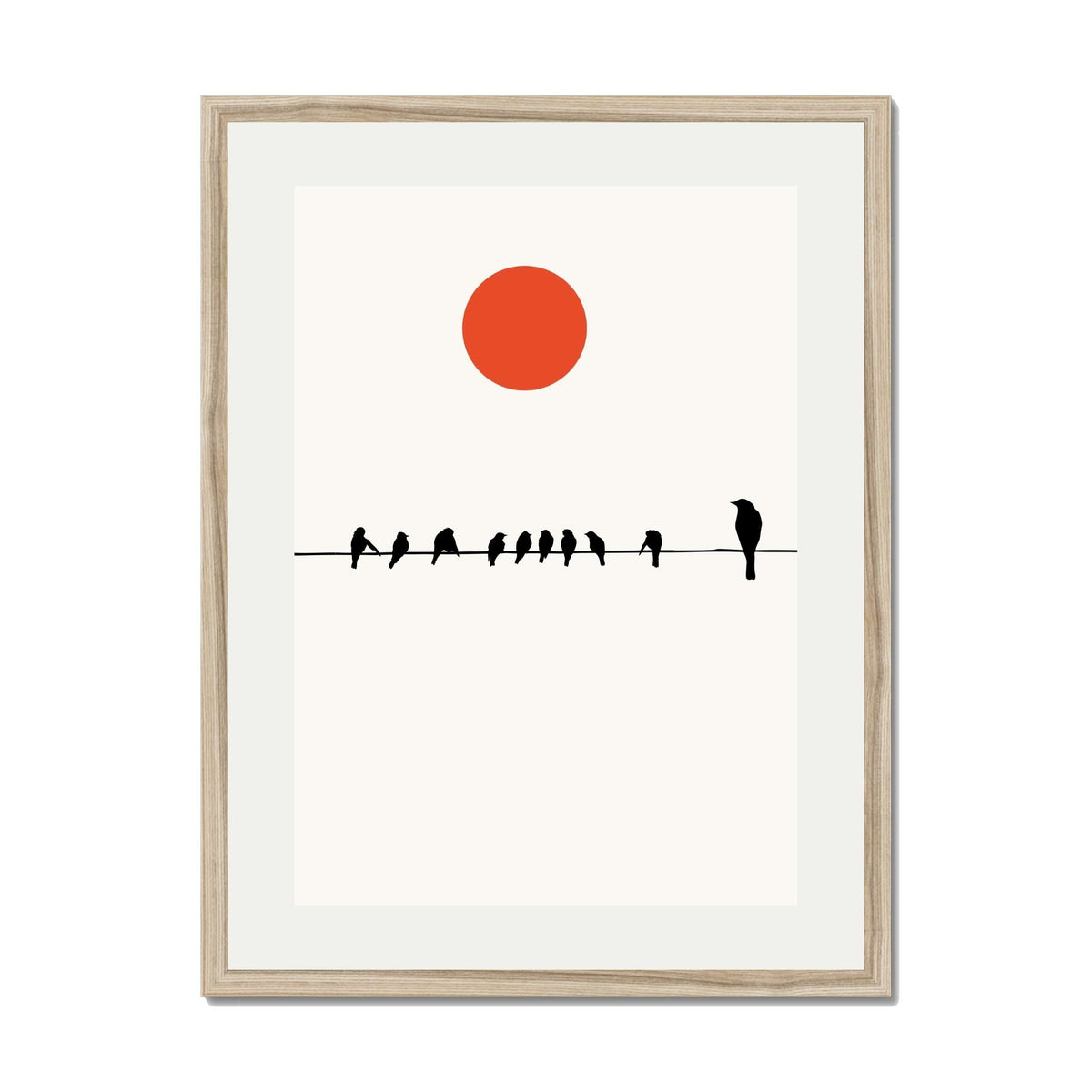 Alderwood Curve Bird Wall Art Print — gallery image 52
