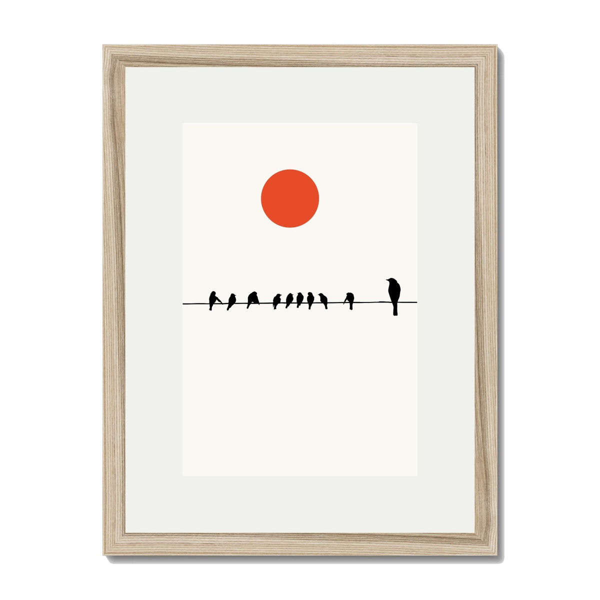 Alderwood Curve Bird Wall Art Print — gallery image 51