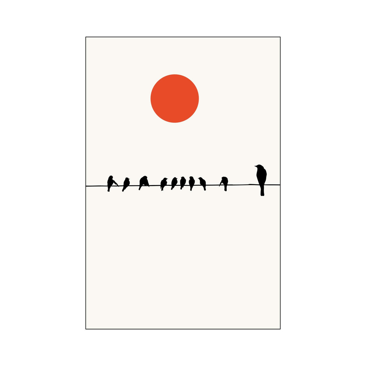 Alderwood Curve Bird Wall Art Print — gallery image 68