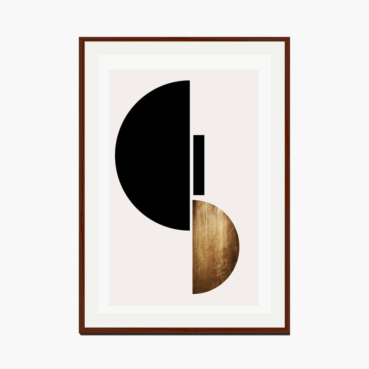 
Briarley Curve Geometric Wall Art Print — photo 1