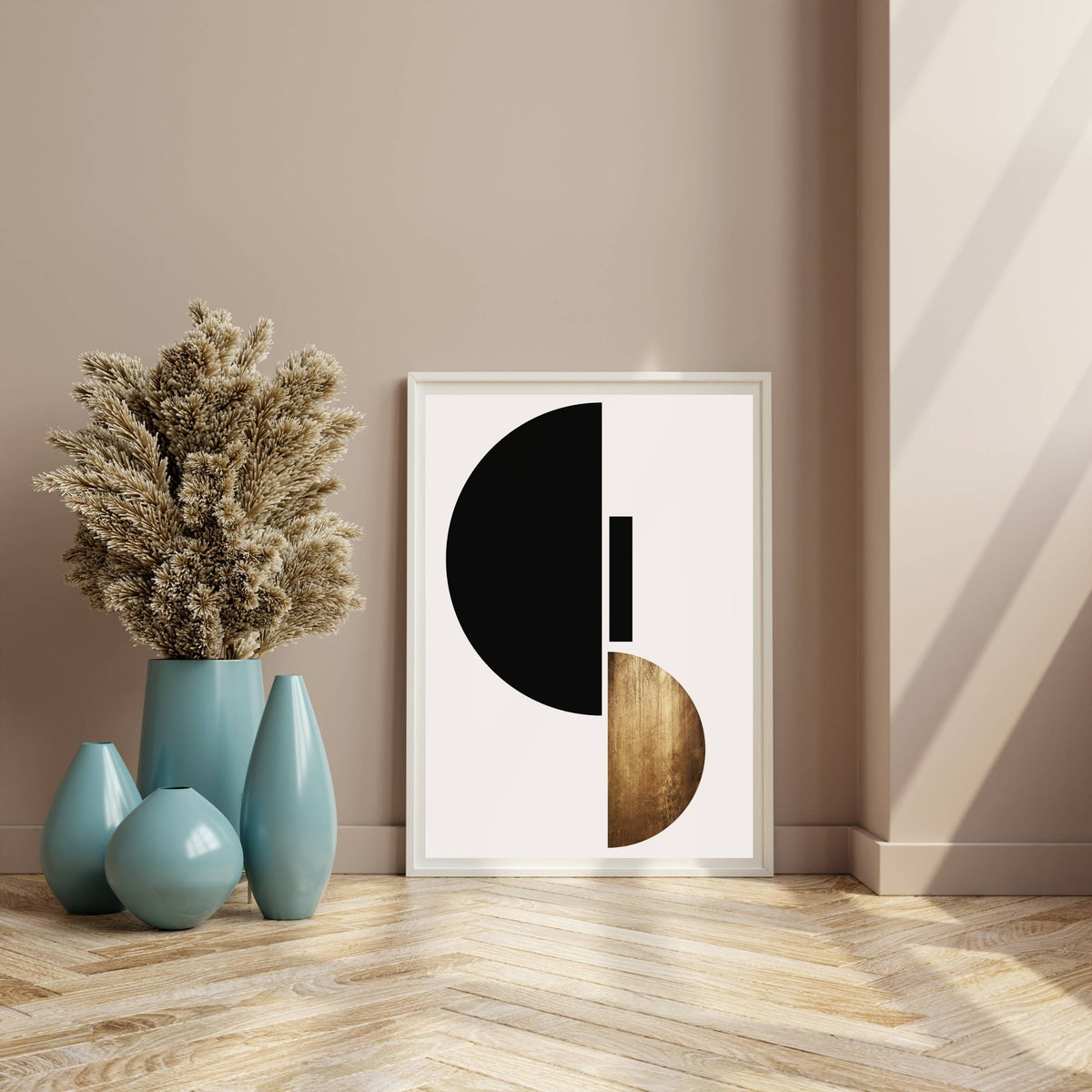 
Briarley Curve Geometric Wall Art Print — photo 14