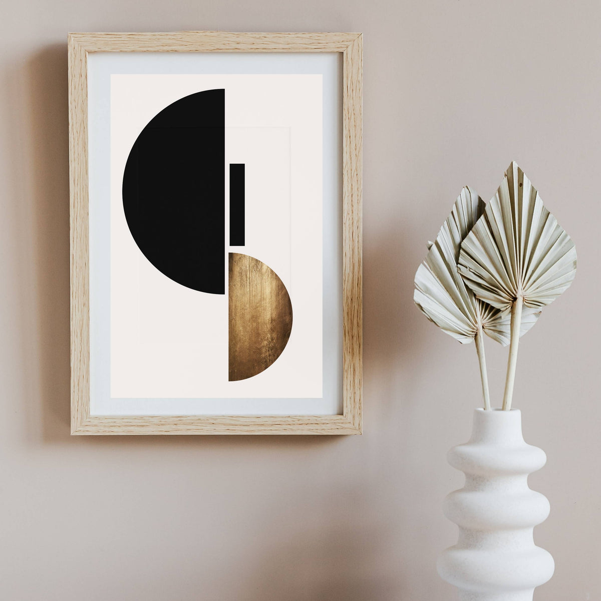 
Briarley Curve Geometric Wall Art Print — photo 8