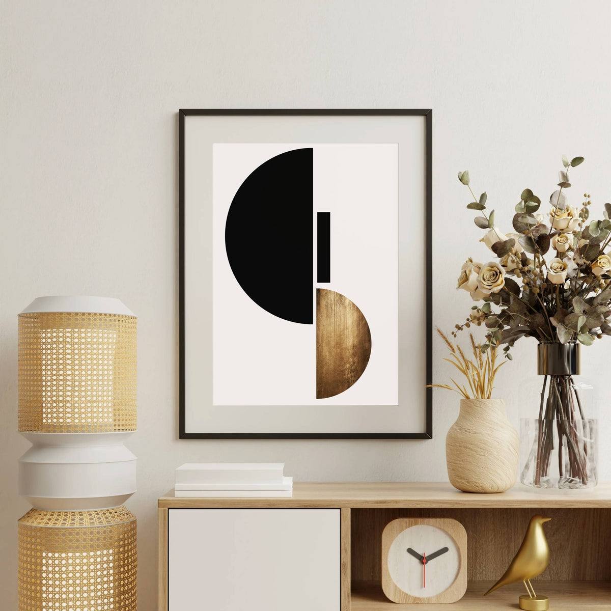 
Briarley Curve Geometric Wall Art Print — photo 10