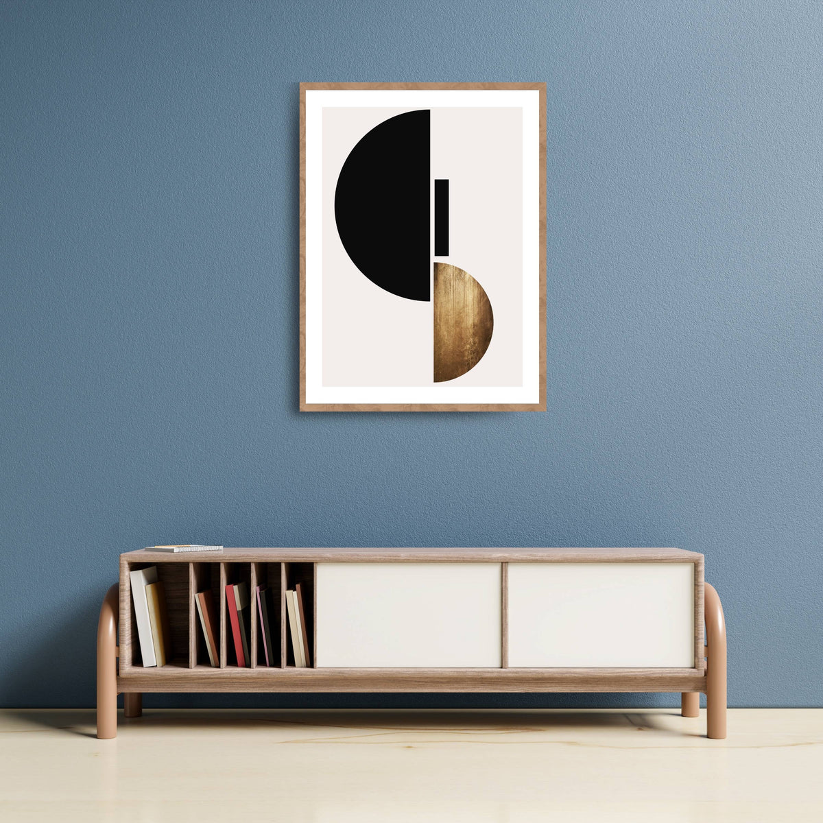 
Briarley Curve Geometric Wall Art Print — photo 9
