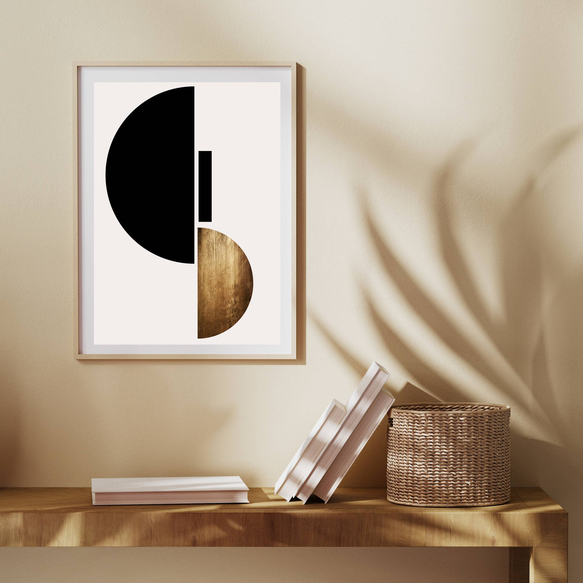 
Briarley Curve Geometric Wall Art Print — photo 6