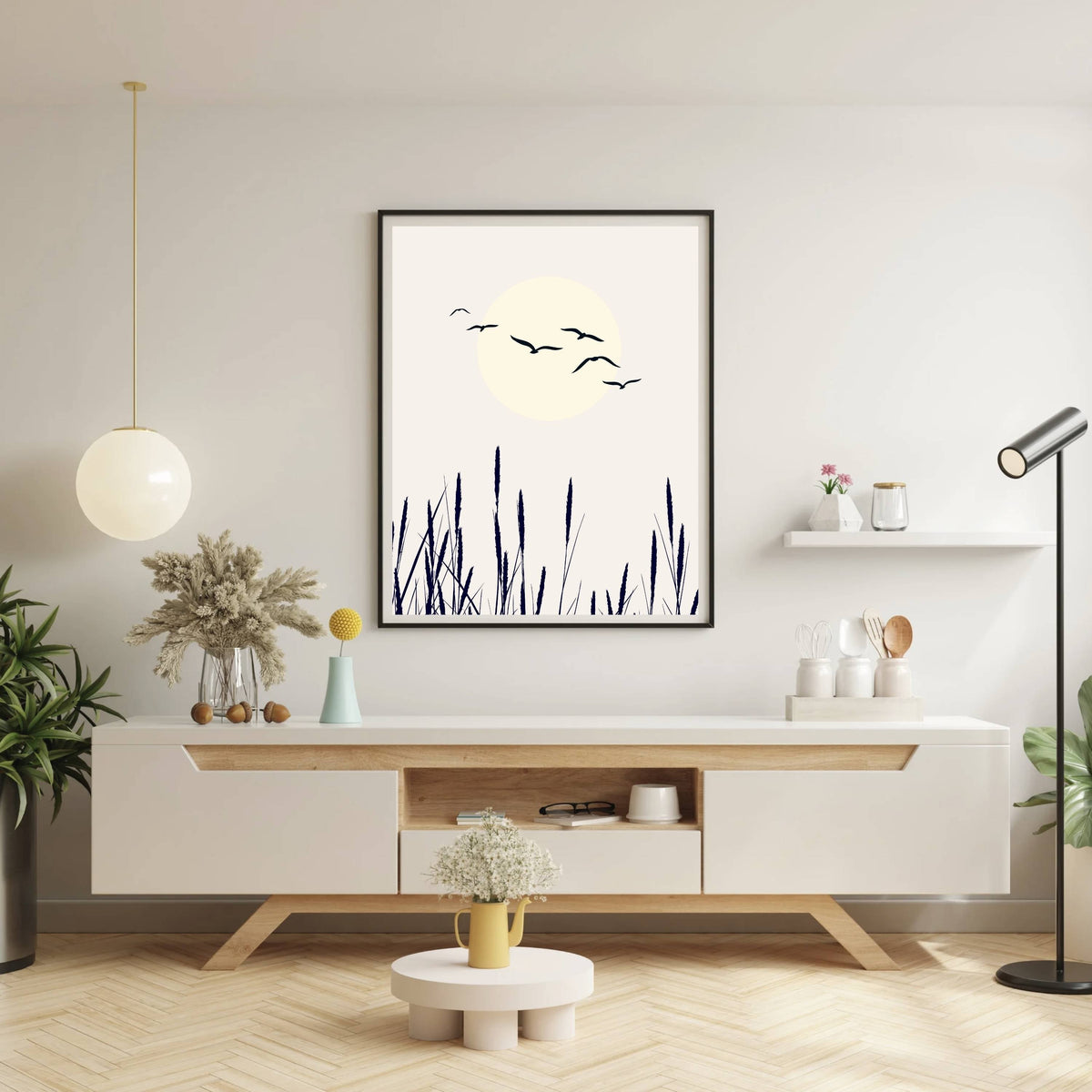 Cranford Curve Bird Wall Art Print — gallery image 5