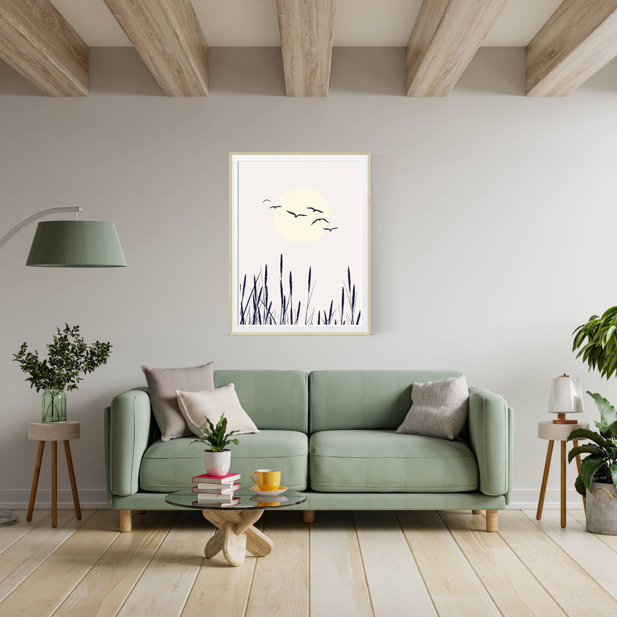 Cranford Curve Bird Wall Art Print — gallery image 15