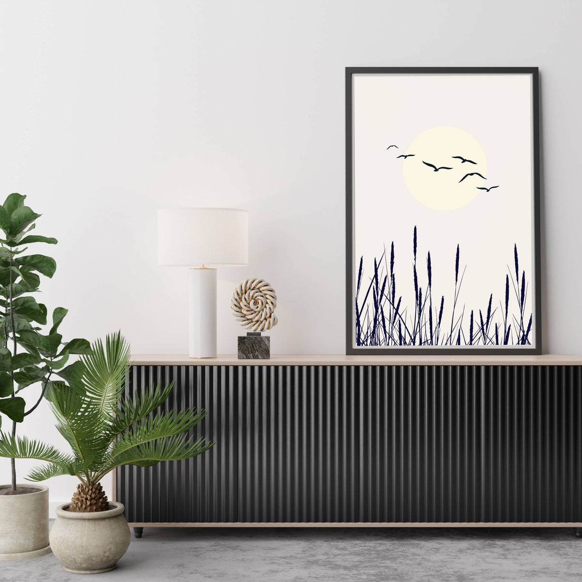 Cranford Curve Bird Wall Art Print — gallery image 13
