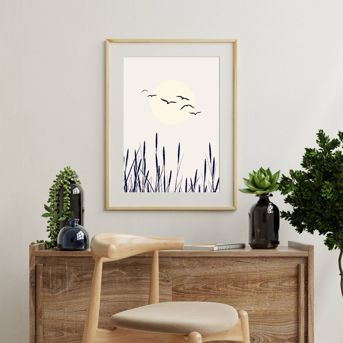 Cranford Curve Bird Wall Art Print — gallery image 12