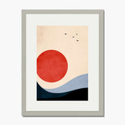 Fernwood Curve Bird Wall Art Print — gallery image 1