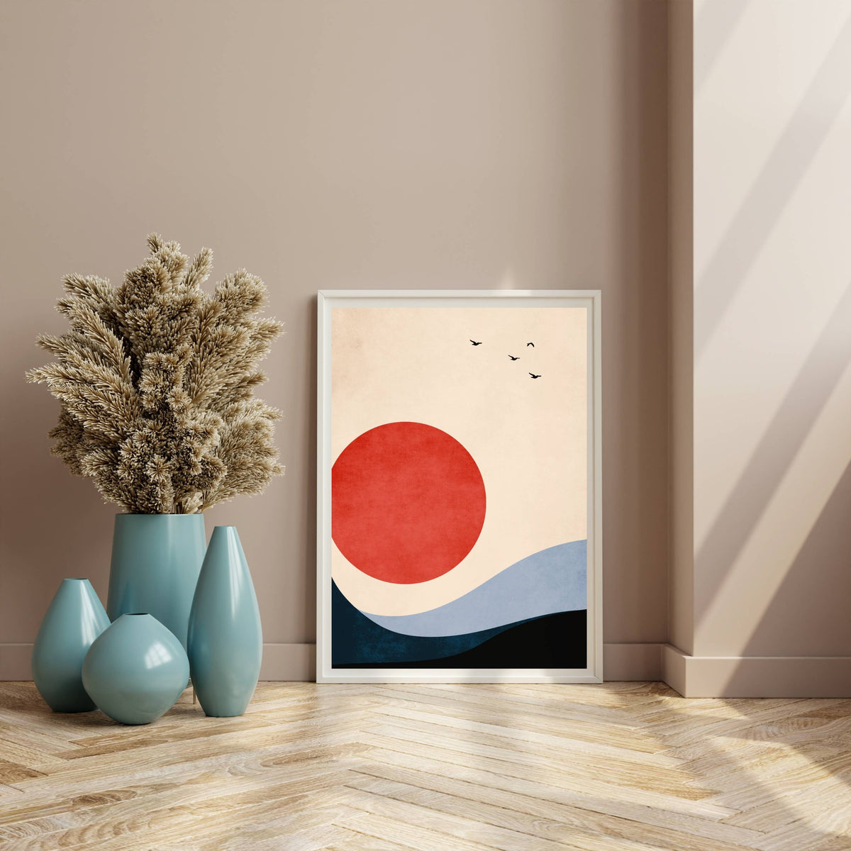 Fernwood Curve Bird Wall Art Print — gallery image 9