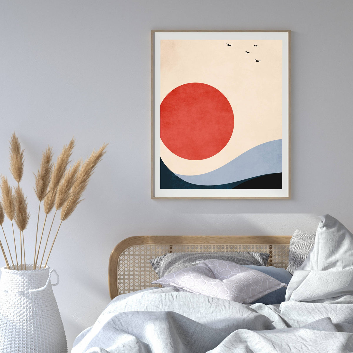 Fernwood Curve Bird Wall Art Print — gallery image 4