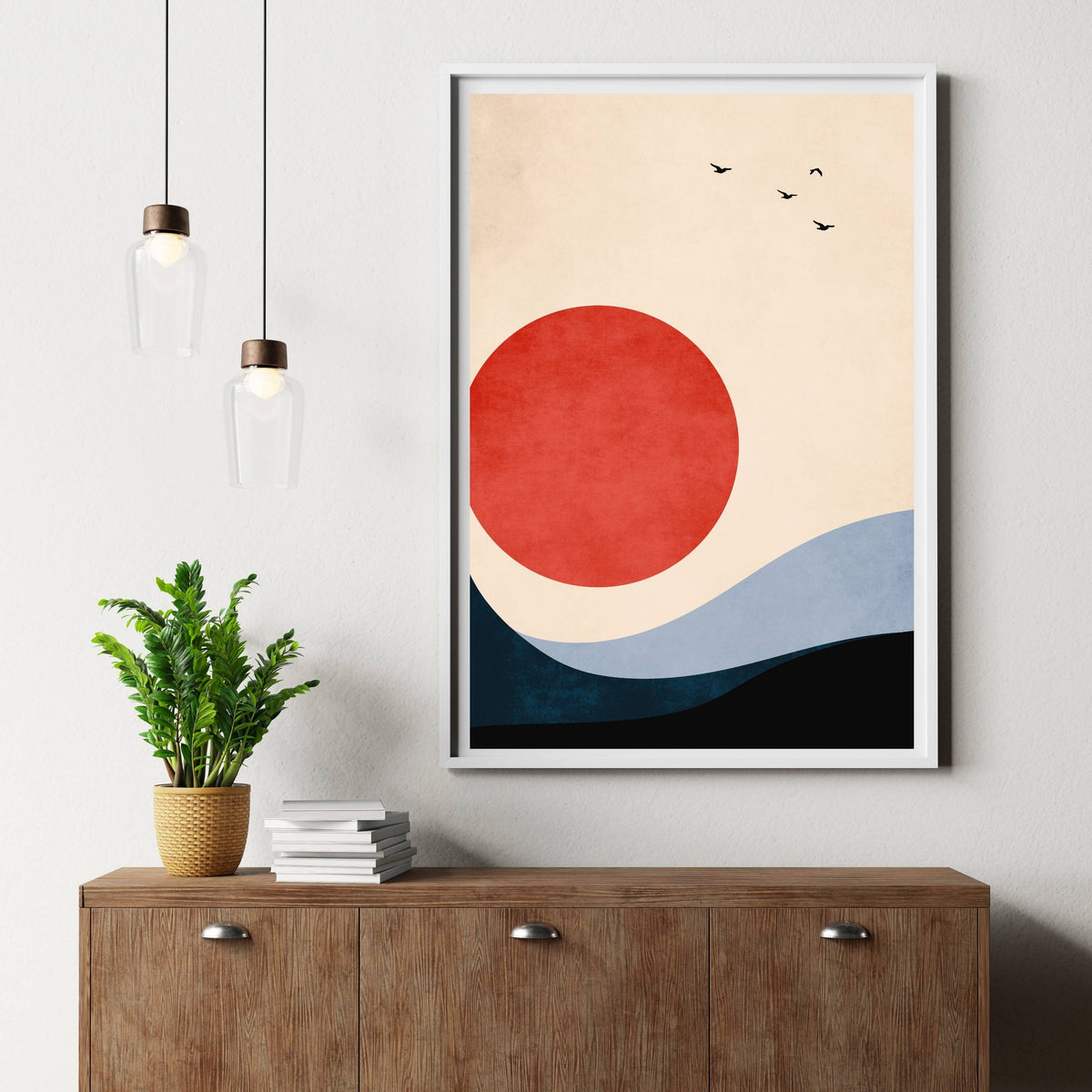 Fernwood Curve Bird Wall Art Print — gallery image 8