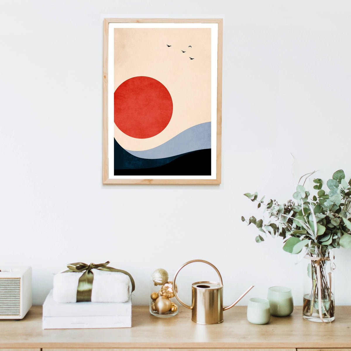 Fernwood Curve Bird Wall Art Print — gallery image 5