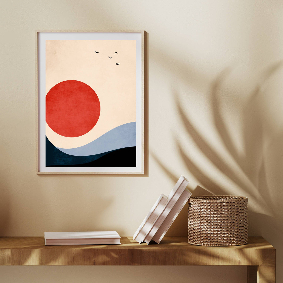 Fernwood Curve Bird Wall Art Print — gallery image 3