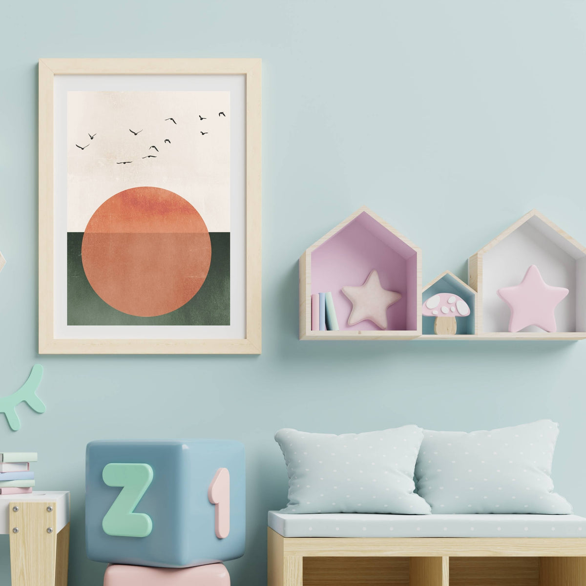 Langford Curve Bird Wall Art Print — gallery image 17