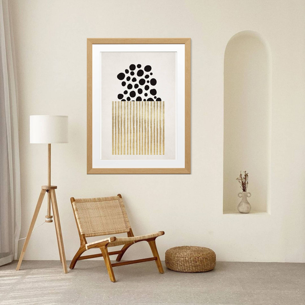 Mossley Curve Abstract Wall Art Print — gallery image 8