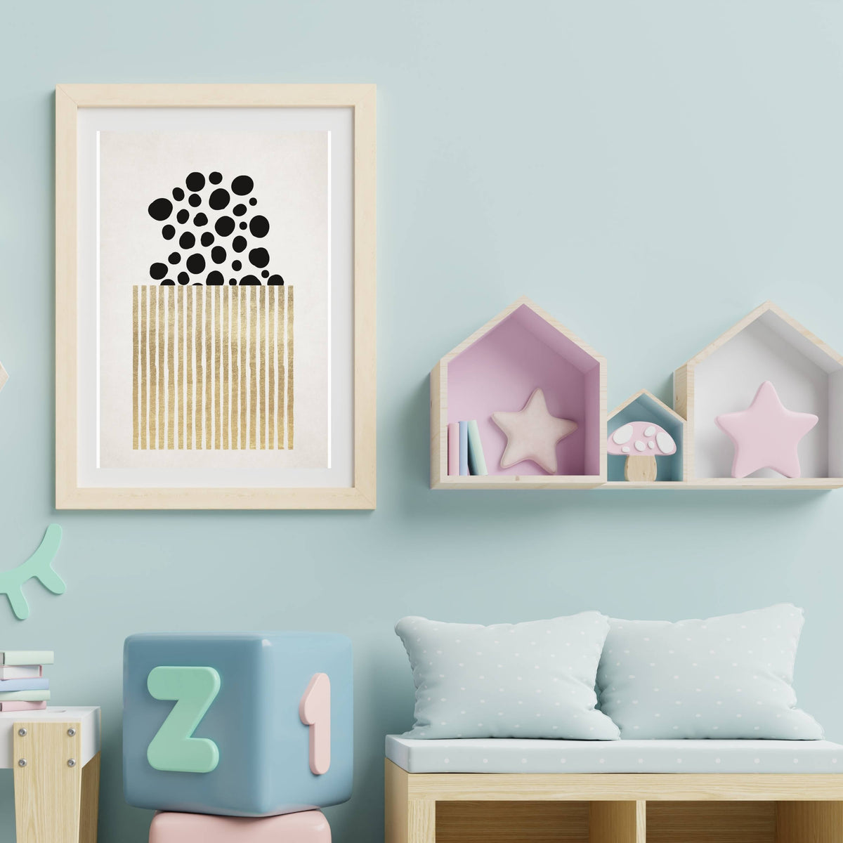 Mossley Curve Abstract Wall Art Print — gallery image 17