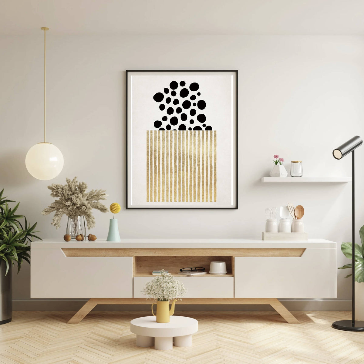 Mossley Curve Abstract Wall Art Print — gallery image 10