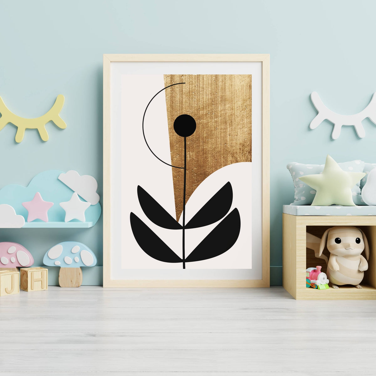 Oakmere Curve Botanical Wall Art Print — gallery image 17