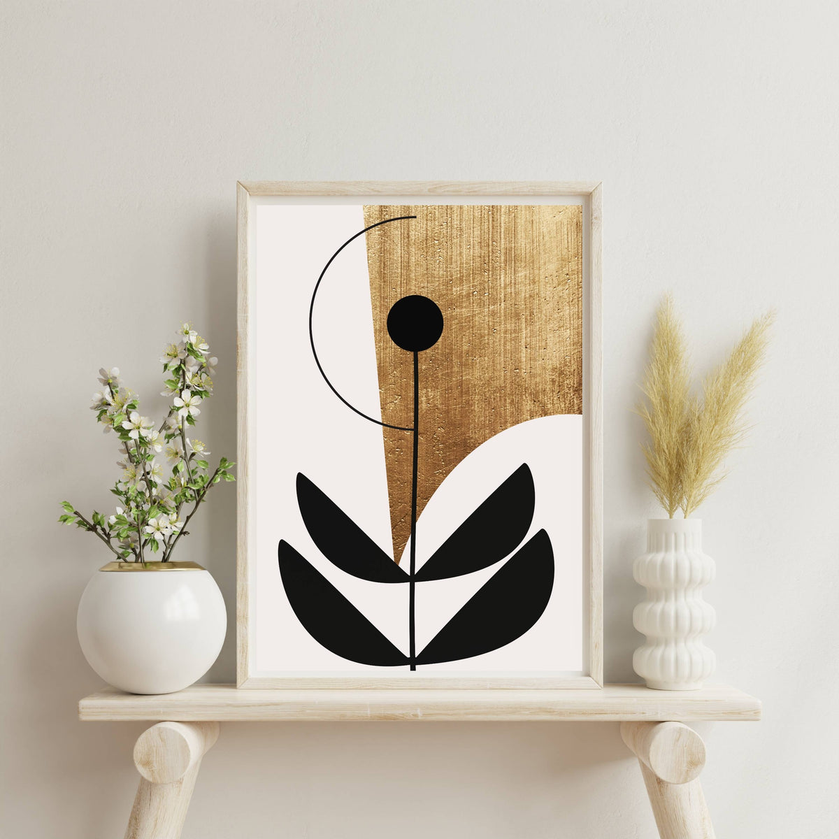 Oakmere Curve Botanical Wall Art Print — gallery image 6