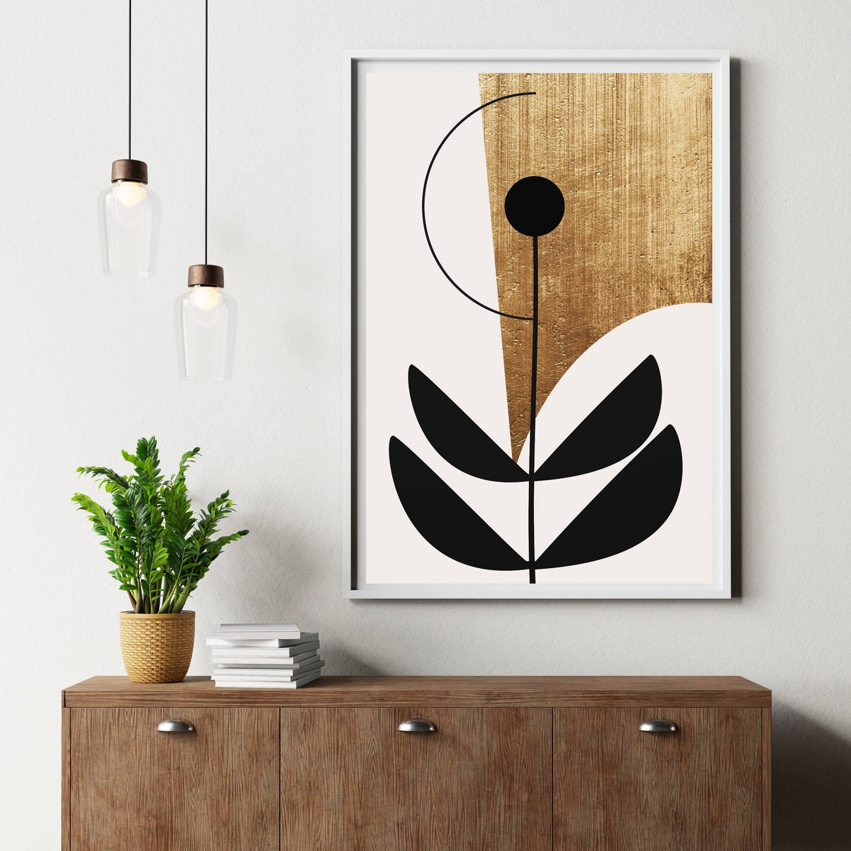 Oakmere Curve Botanical Wall Art Print — gallery image 7